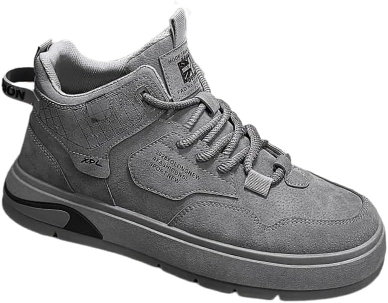 

Мужские модные ретро кроссовки однотонного цвета, с противоскользящей подошвой, дышащим верхом, прочные, удобные, подходят для улицы и повседневного ношения Clolinde, серый