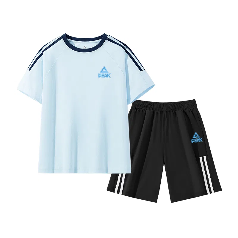 Детский спортивный костюм PEAK Clear Blue/PK Black Silicone K