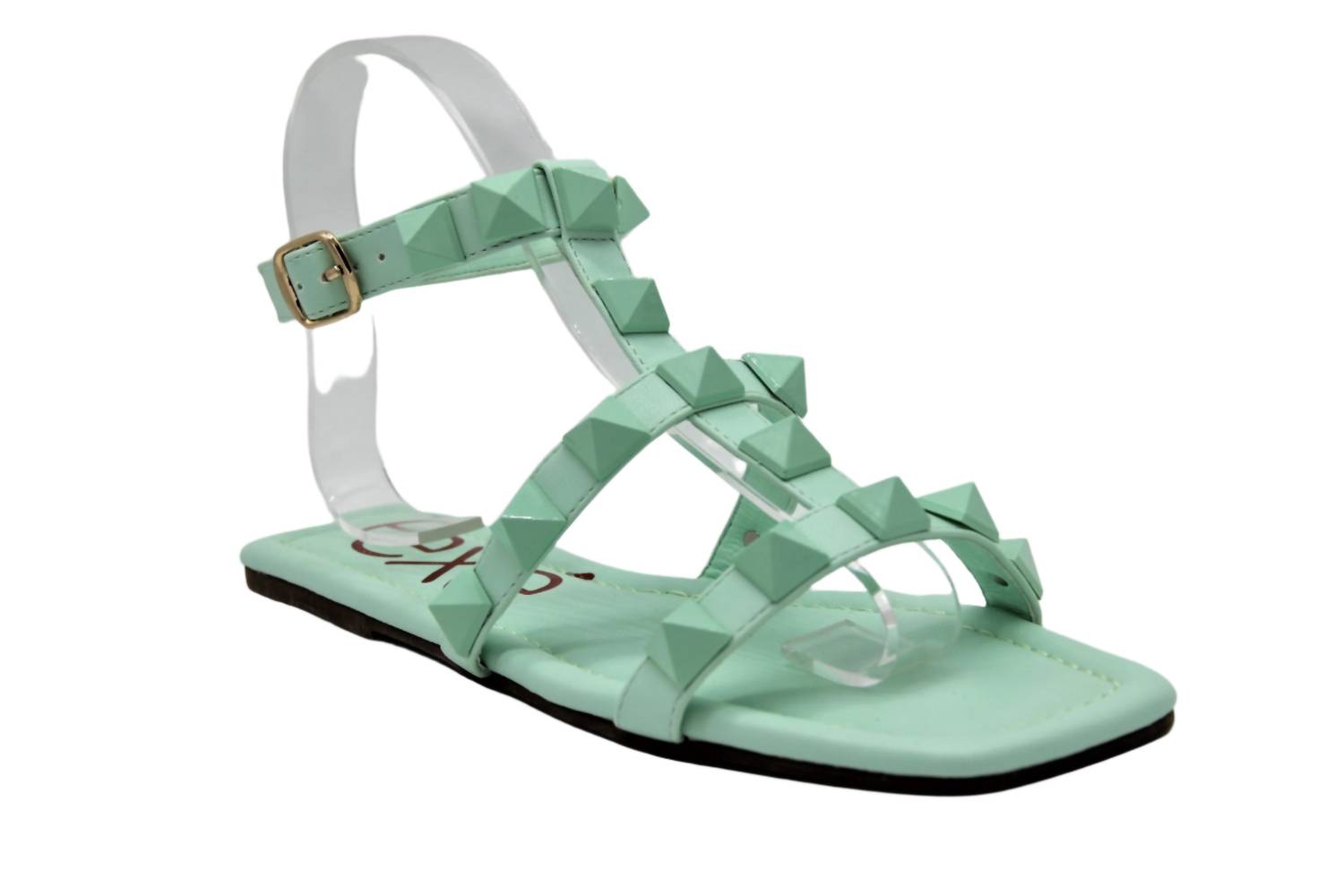 Women's L2269-2781 Flat Sandal In Green Exe