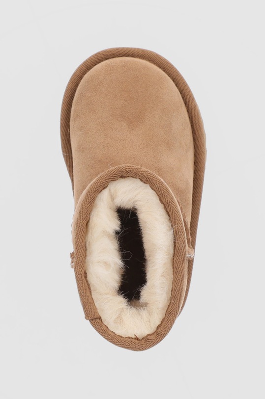 Детские замшевые зимние ботинки T CLASSIC II Ugg, коричневый — фото 4