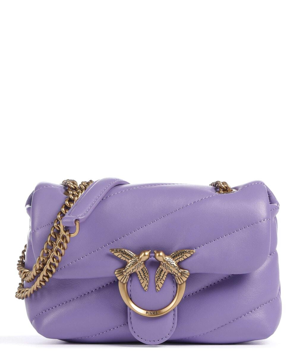 

Детская сумка через плечо Love Puff из овчины Pinko, фиолетовый