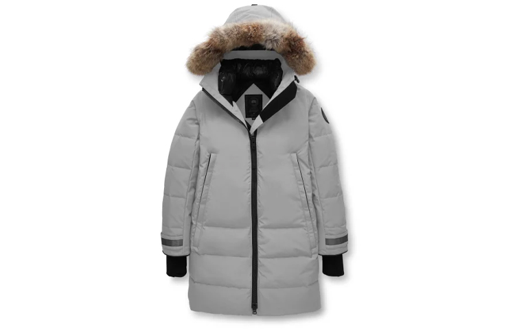 Canada Goose Женская пуховая куртка лаймово-серого цвета, Lime Gray — фото 3
