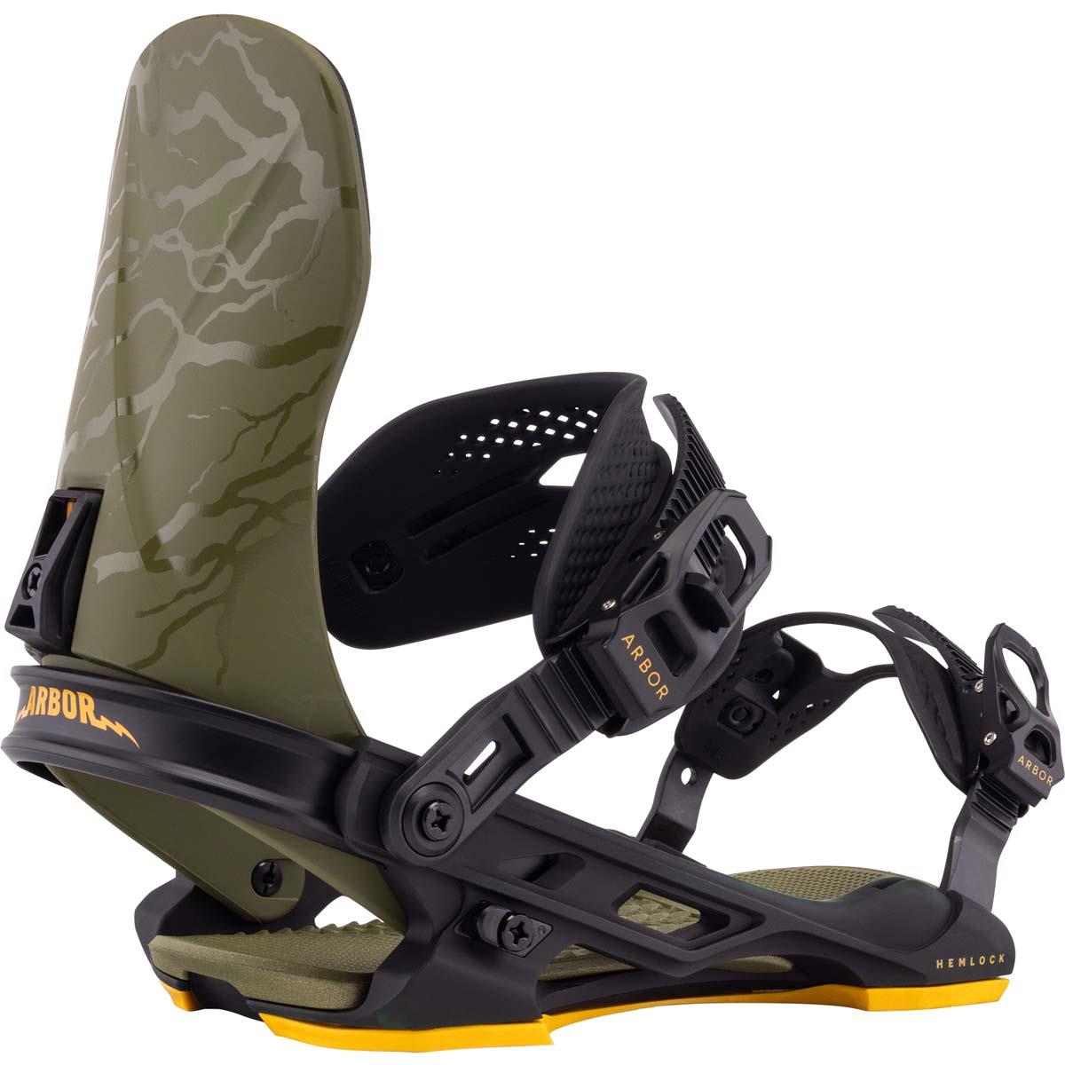 

Сноуборд-крепления Arbor Hemlock Arbor Collective, Military Black