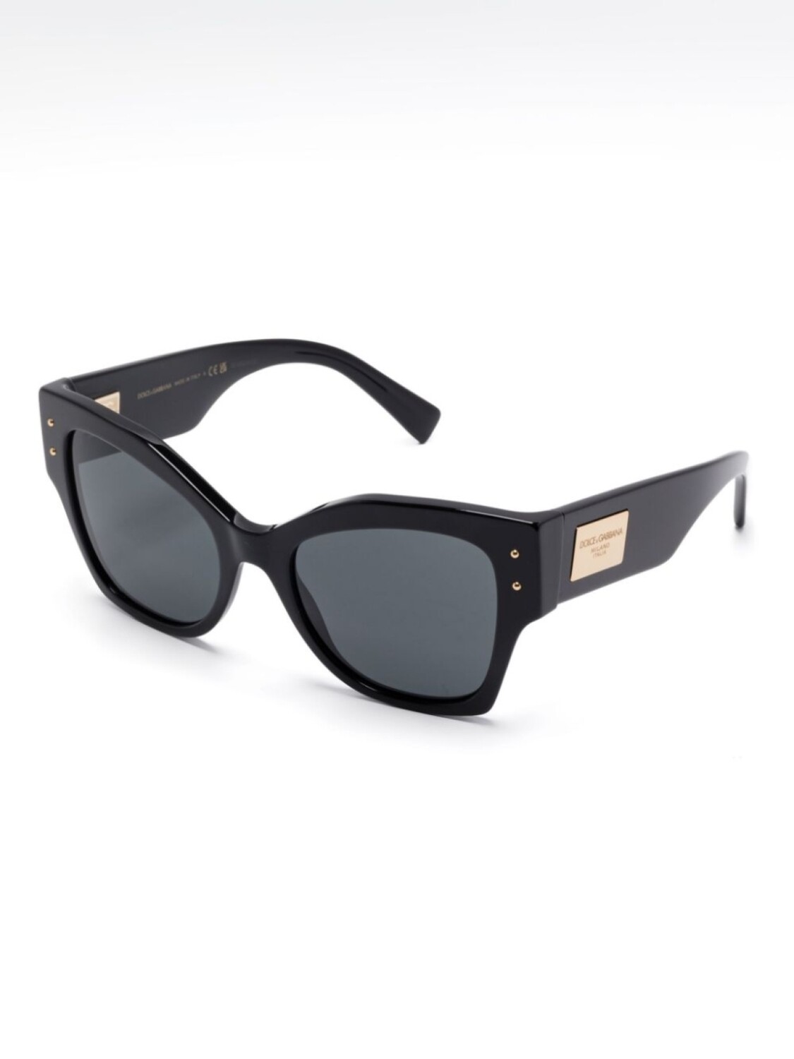 Dolce & Gabbana Eyewear солнцезащитные очки в оправе 'бабочка', черный — фото 2