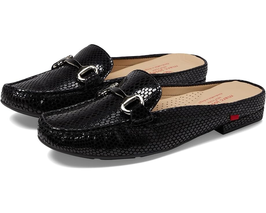 

Туфли на плоской подошве Marc Joseph New York Grand Mule, цвет Black Snake