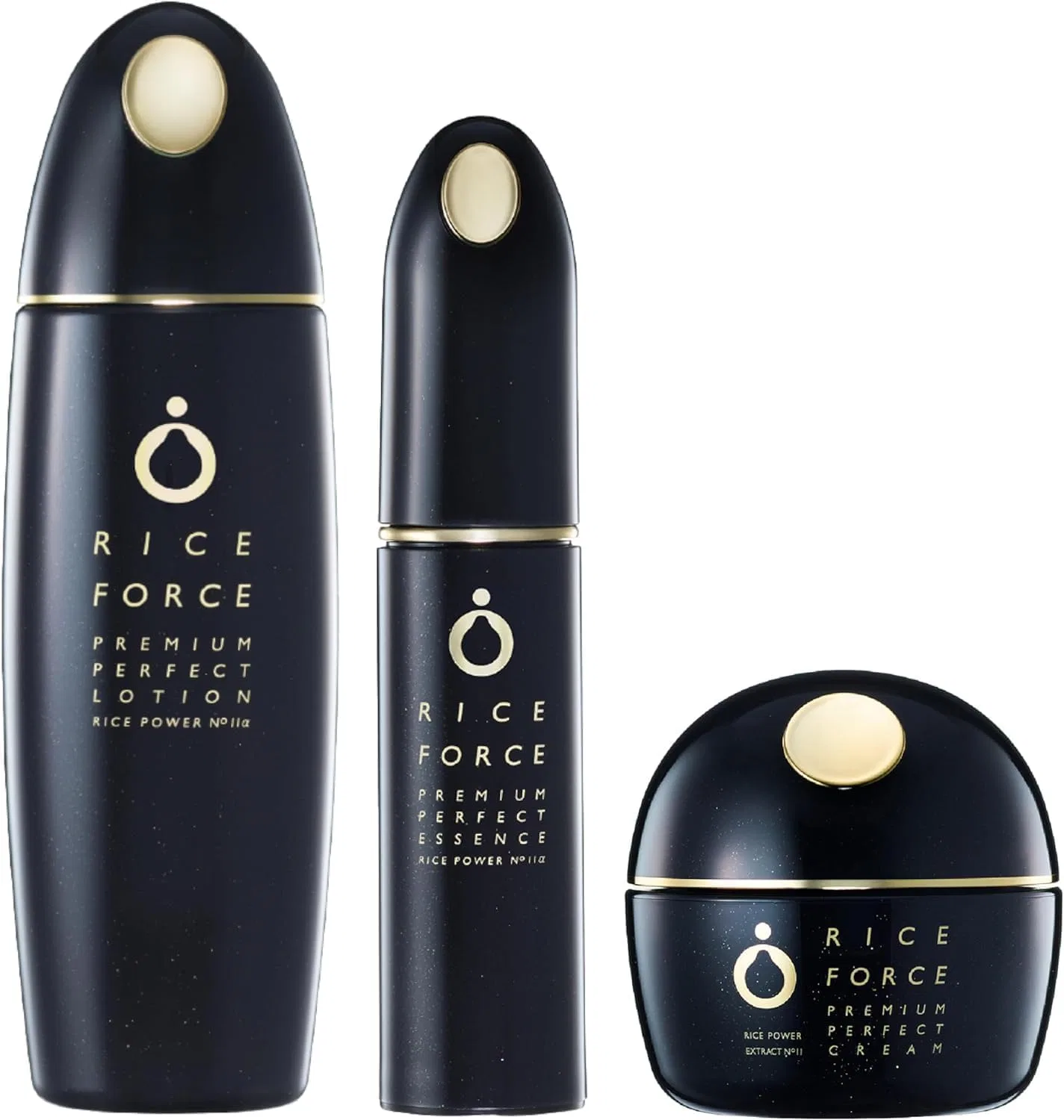 Набор для ухода за кожей Riceforce Premium Perfect: лосьон 120 мл, эссенция 30 г, крем 30 г, увлажняющий