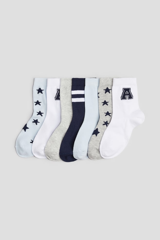

7-Упаковка носков H&M, мультиколор