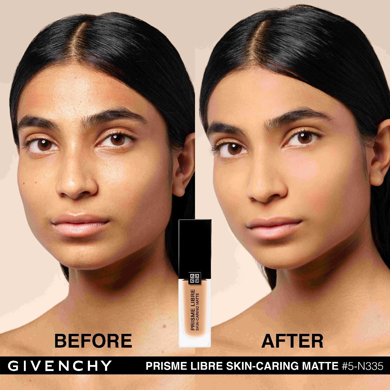 Тональный крем для лица prisme libre skin-caring matte Givenchy, 5-n335, объем 30 мл — фото 2