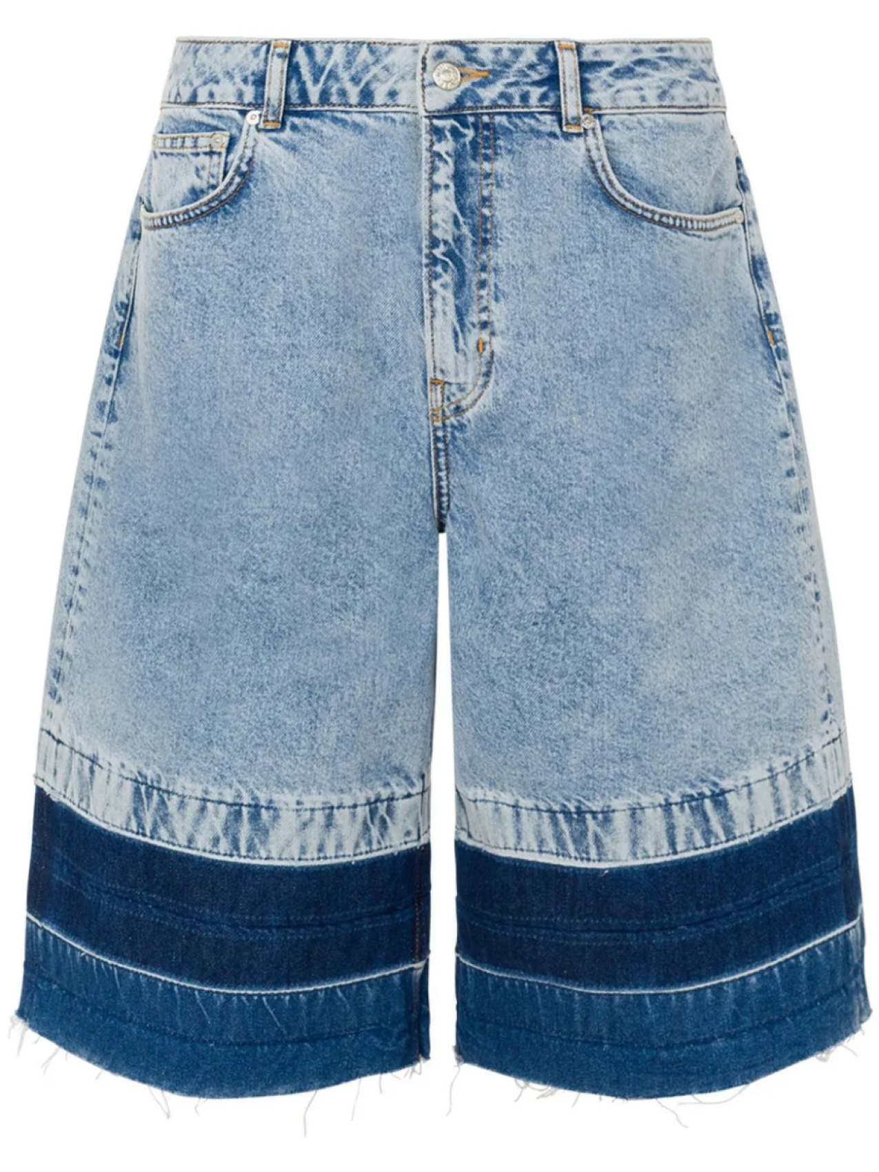 

Шорты в стиле колор-блок MOSCHINO JEANS, синий