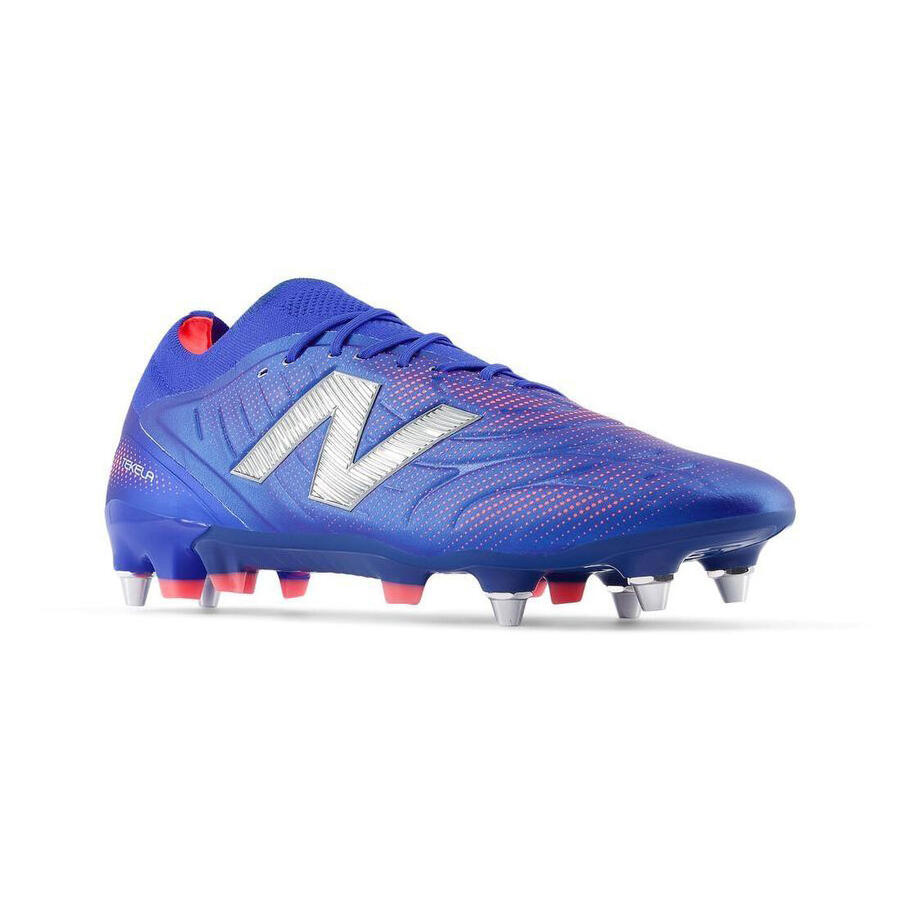 Футбольные бутсы New Balance Tekela V5 Elite Low Cut Sg Blue — фото 3