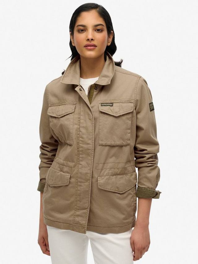 

Куртка женская Superdry m65 с накладными карманами, бежевый
