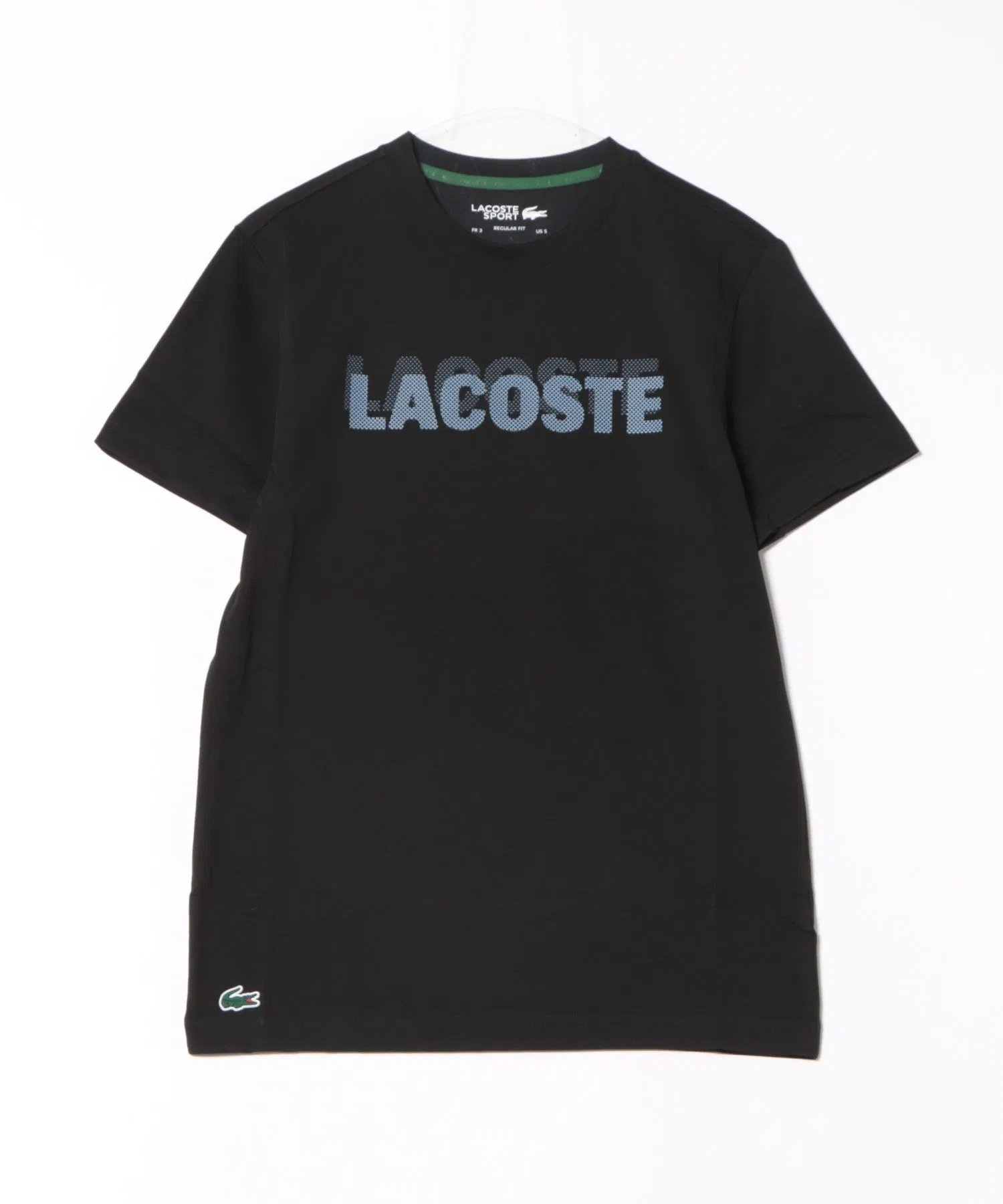 Футболка мужская Lacoste с логотипом, технология Ultra Dry, белый