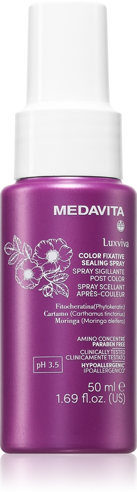 

Luxviva color care - защитный лак для волос для укладки в домашних условиях Medavita, 50 мл