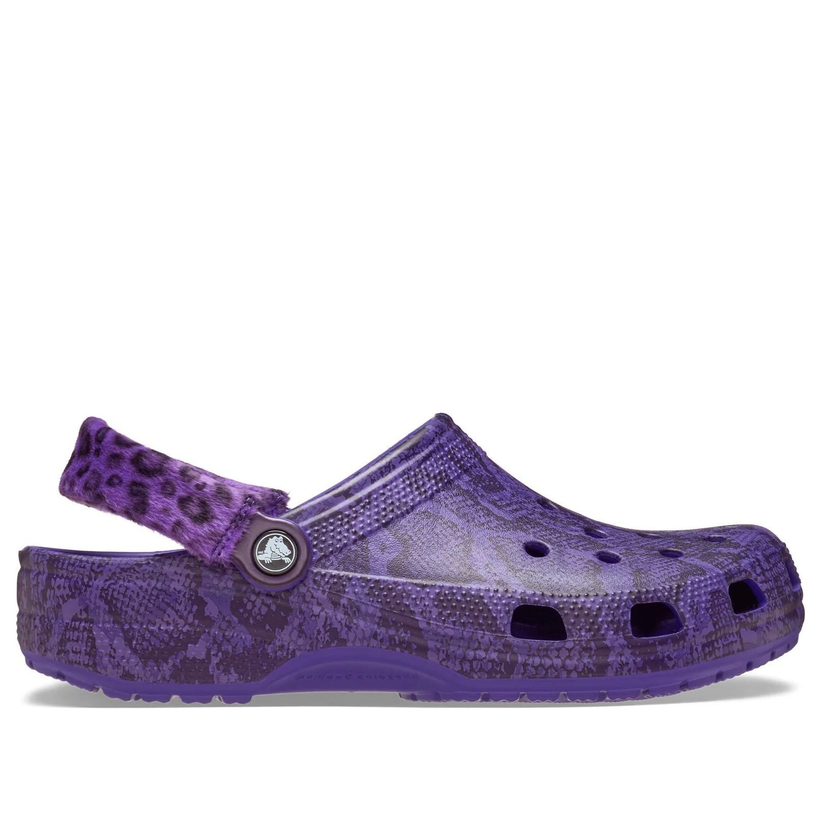 Сандалии (WMNS) Crocs x Stray Rats Classic Clog 'Ultraviolet Snakeskin' — фото 2