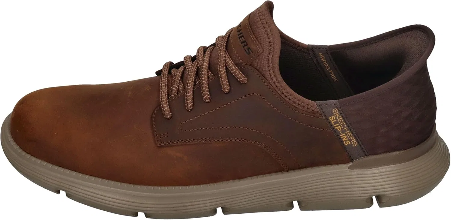 Мужские кроссовки Skechers Garza, темно-коричневый — фото 2
