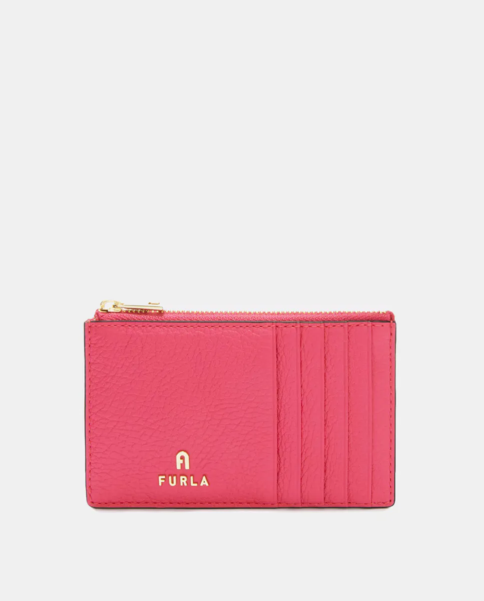 

Визитница Furla Camelia из фактурной кожи, цвет default