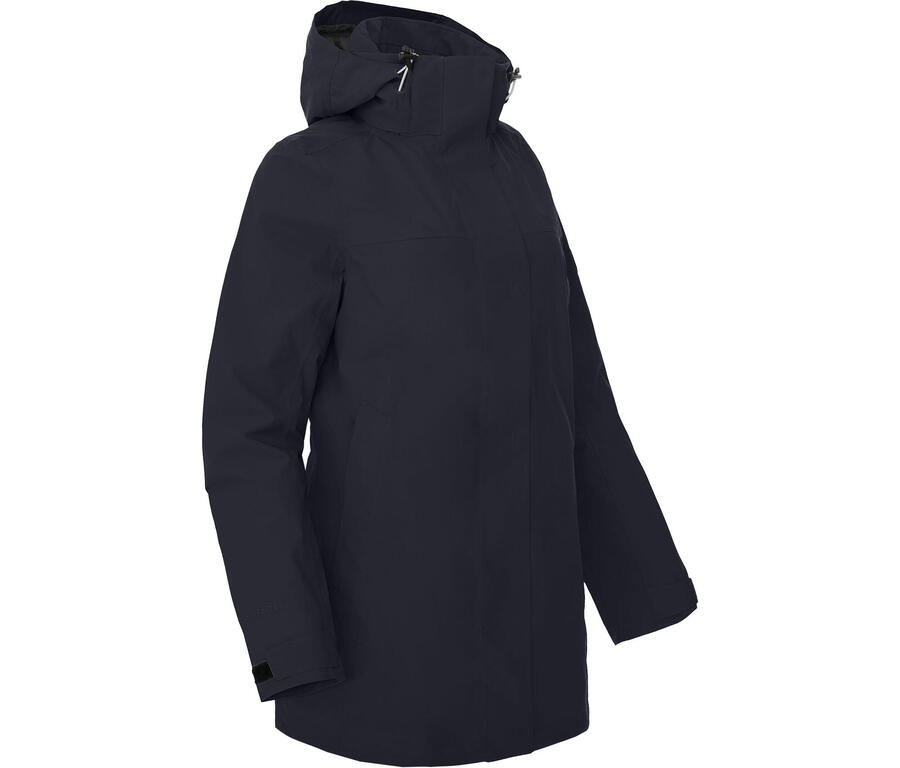 

BERGSON Летняя парка, водонепроницаемая, легкая сетчатая подкладка, водонепроницаемость 20 000 водяных столбов, синяя.