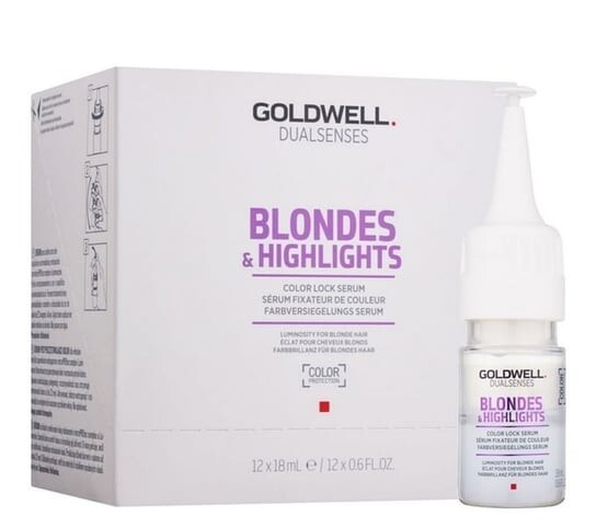 Сыворотка для окрашенных волос, 12x18 мл Goldwell, Dual Bl&hi Color Extra Rich — фото 2