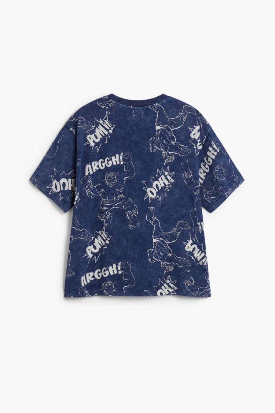 Детская футболка с изображением Халка из комикса Desigual, синий — фото 3