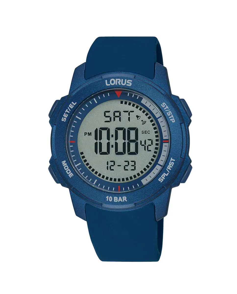 

Sport man R2373PX9 силиконовые мужские часы с синим ремешком Lorus, синий