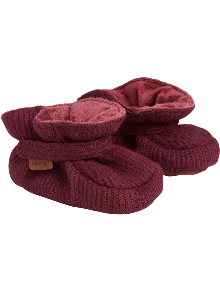 

Детские тапочки "Baby Slippers" красного цвета En Fant