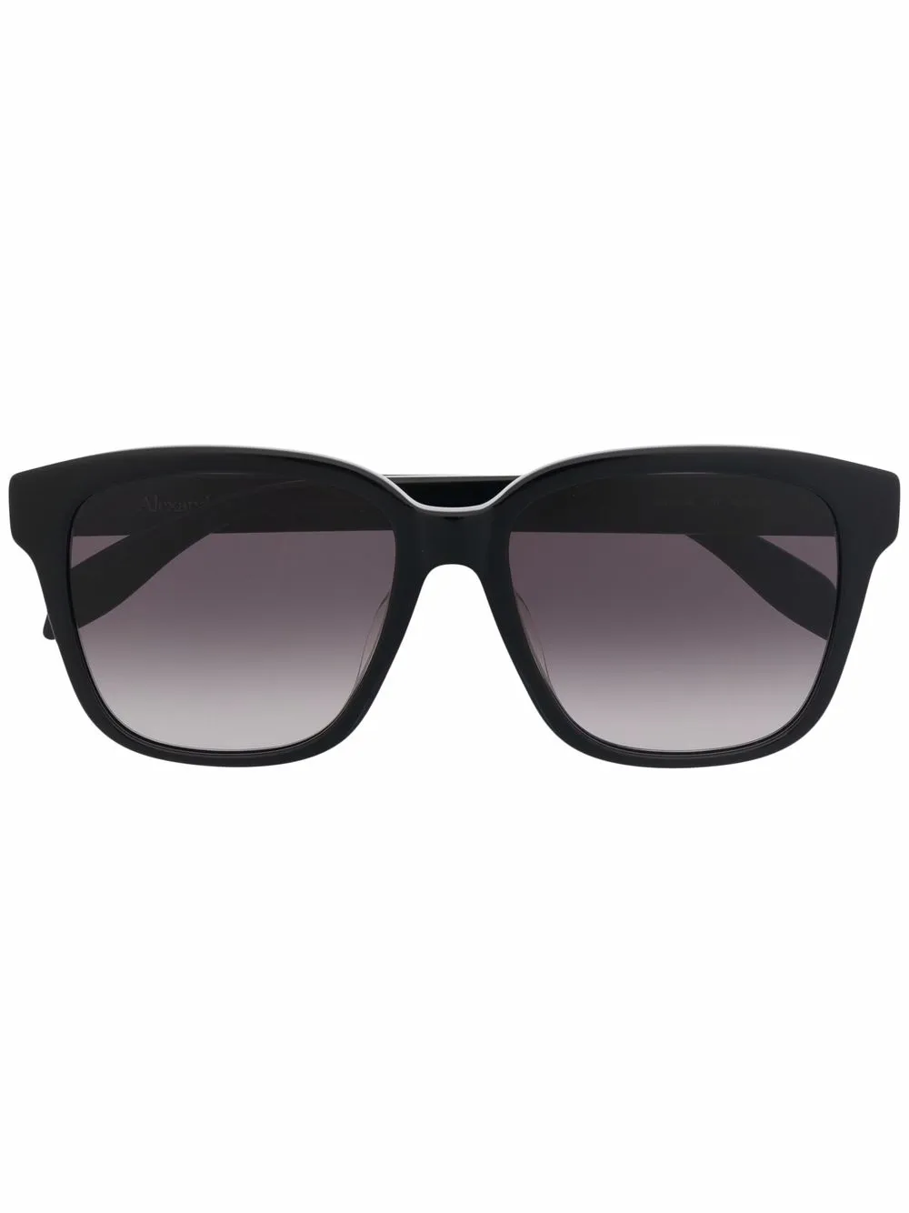 

Солнцезащитные очки с эффектом градиента Alexander McQueen Eyewear, черный