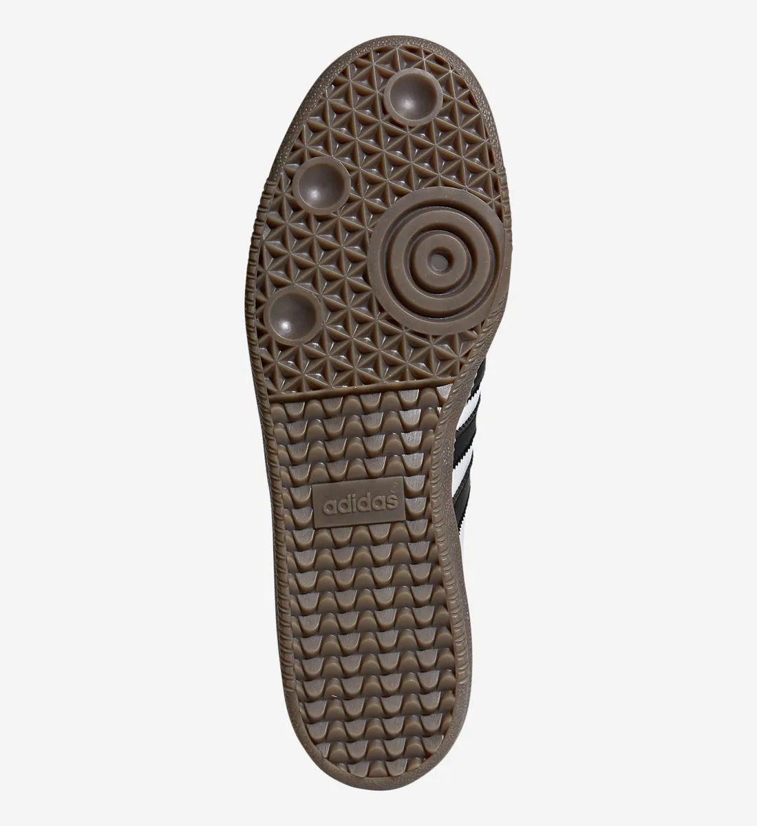 Низкие кеды Samba OG из кожи Adidas Originals, белый — фото 4