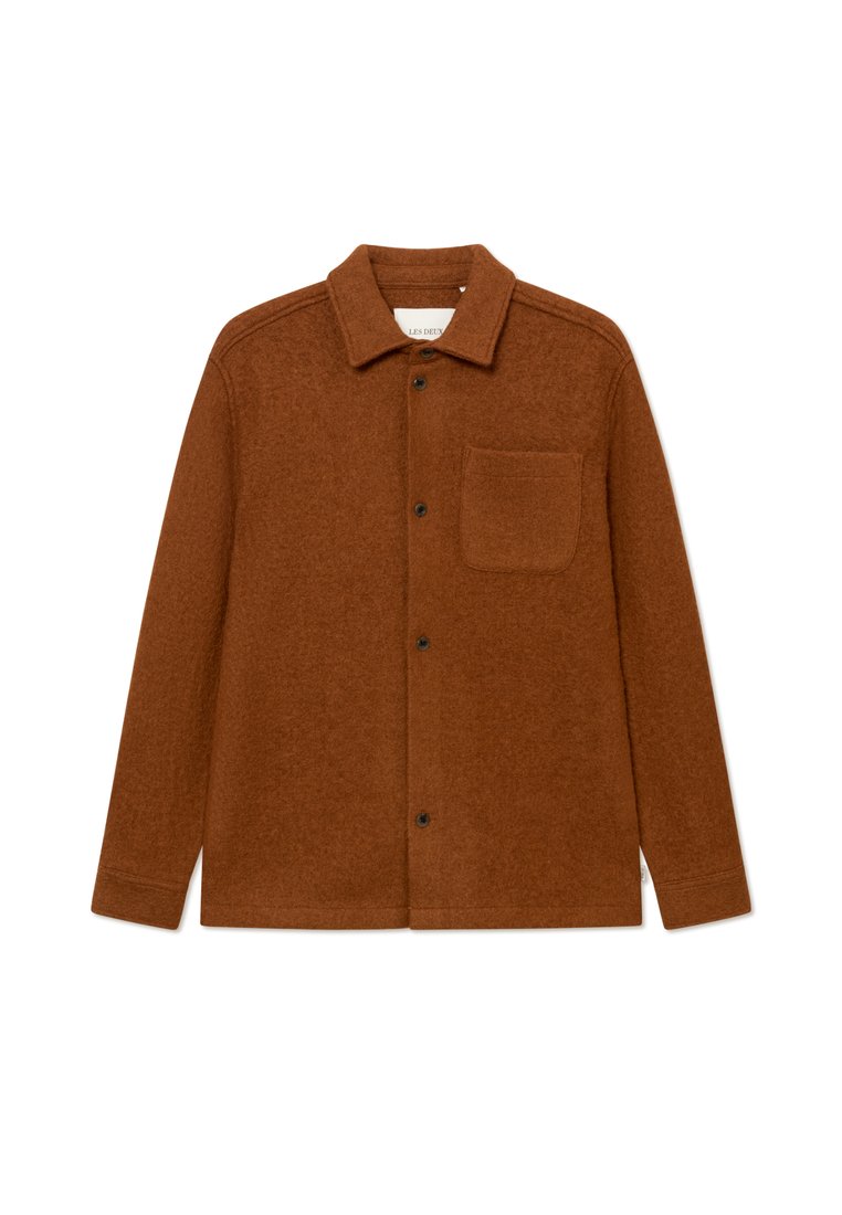 

Легкая куртка KALEB OVERSHIRT Les Deux, коричневый