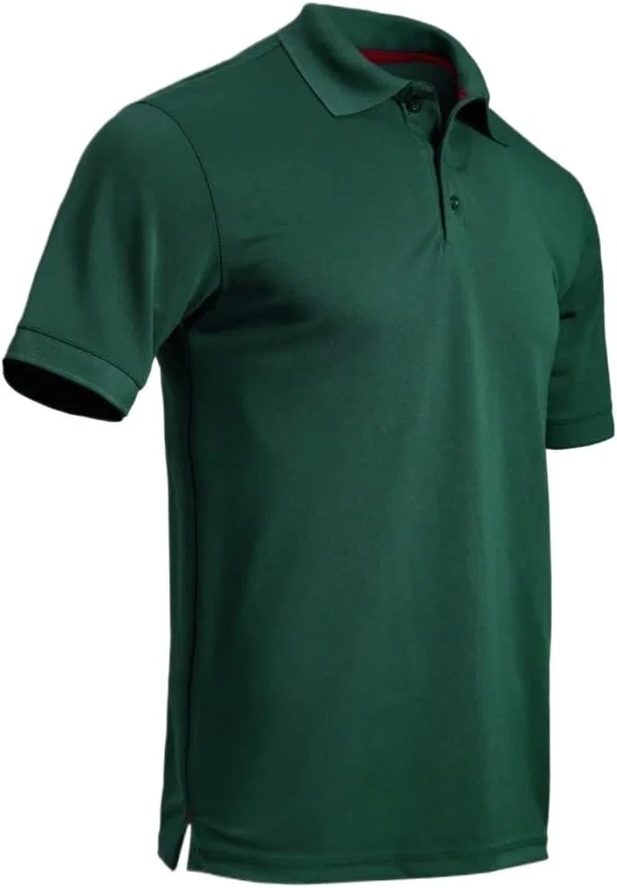 Мужская футболка из пике с коротким рукавом Generic, Dark Green