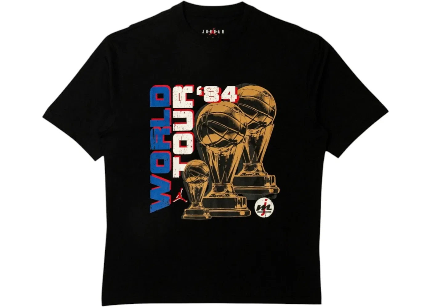 Мужская футболка с длинным рукавом Jordan NC World Tour, Black