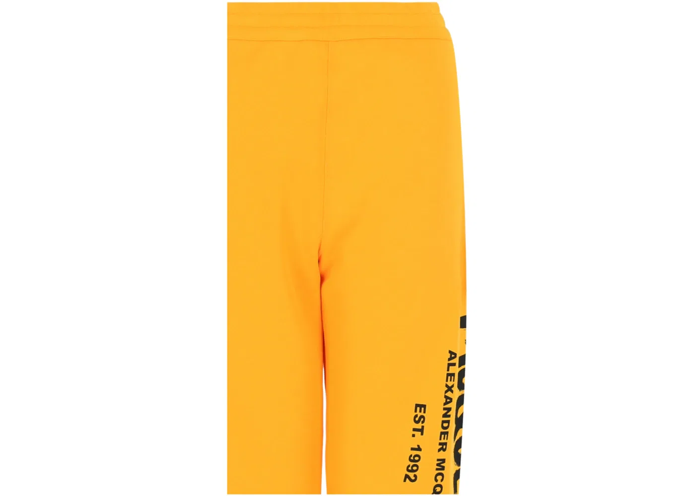 Женские спортивные брюки с принтом Joggers Alexander McQueen, Pop Yellow Black — фото 3