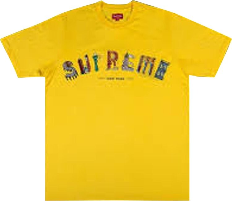 

Футболка Supreme City Arc Tee 'Yellow', желтый