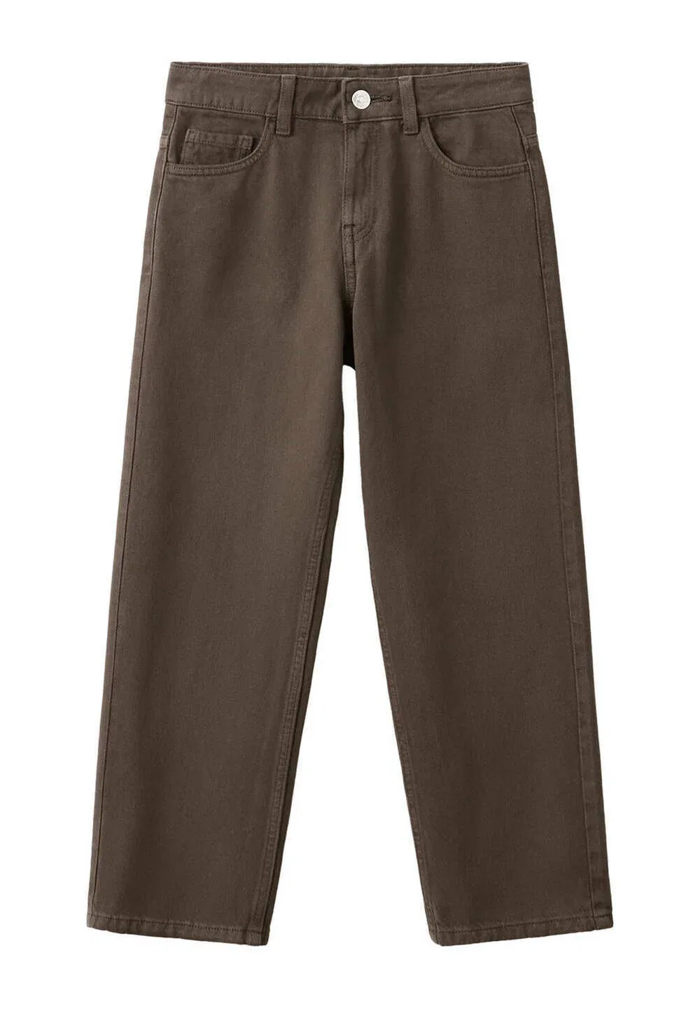 Детские джинсы прямого кроя Mango Kids, Brown