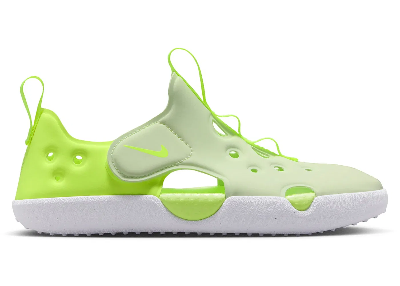 Детские сандалии с закрытым мысом Nike Sunray Protect 4, Volt Tint/White/Volt Ice