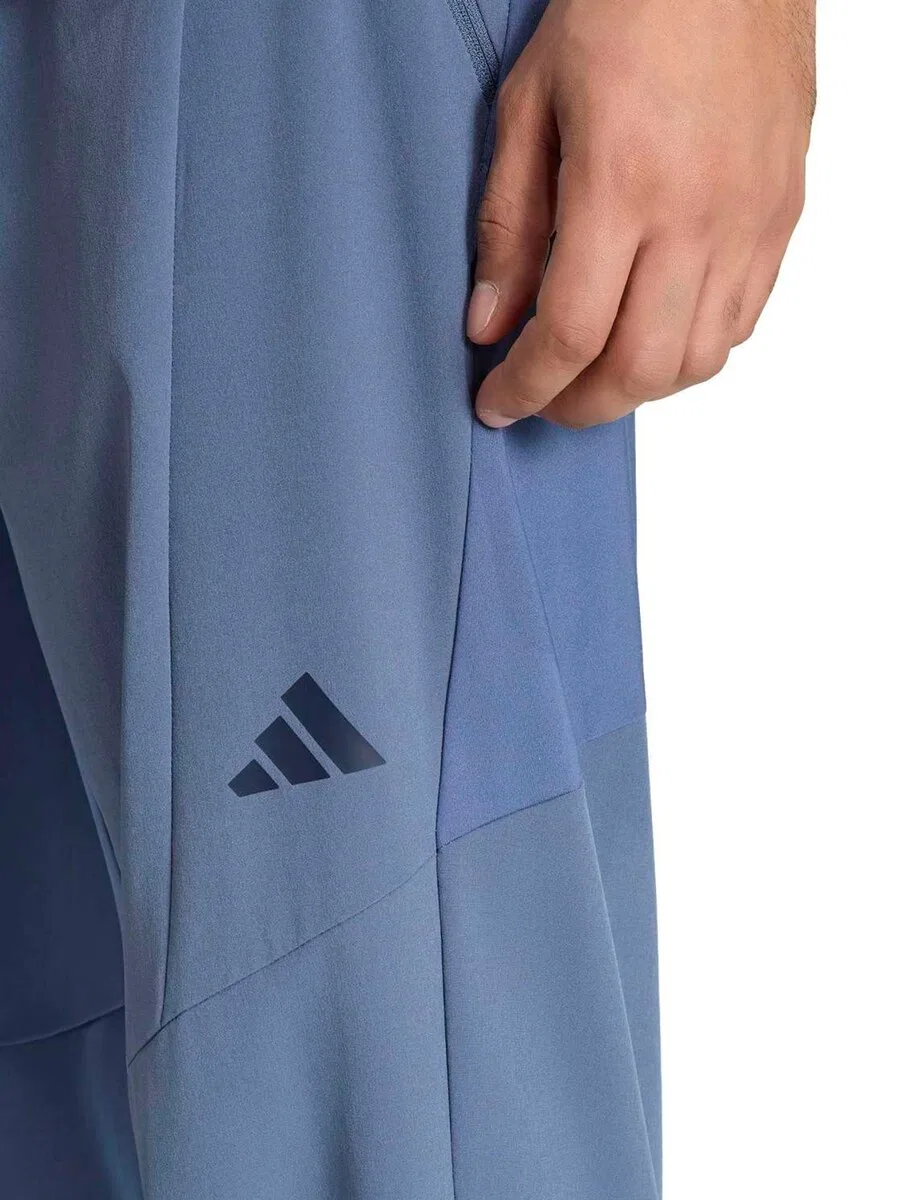 Спортивные брюки ADIDAS PERFORMANCE Slim fit 'D4T' цвета сапфир — фото 3