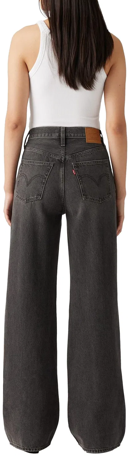 Женские джинсы с широкой штаниной Ribcage Wide Leg Levi's, Swipe Up — фото 3