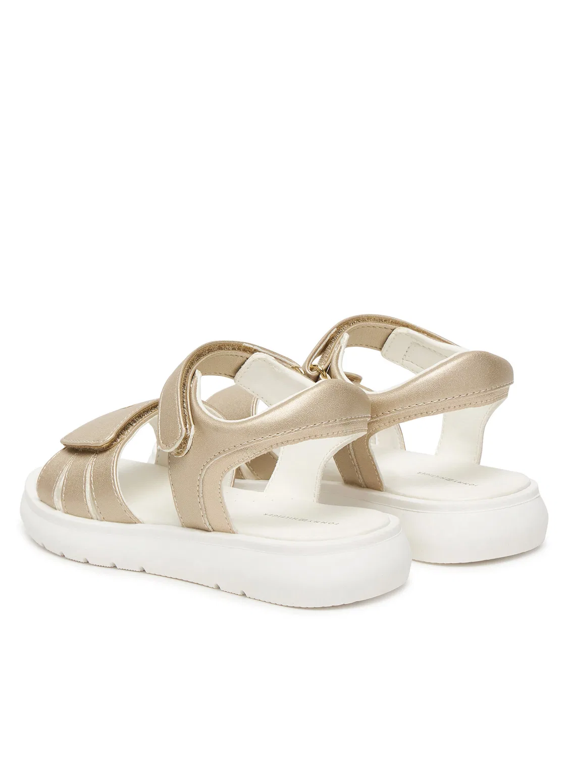 Сандалии для девочки Velcro Sandal Tommy Hilfiger, золотистый — фото 3