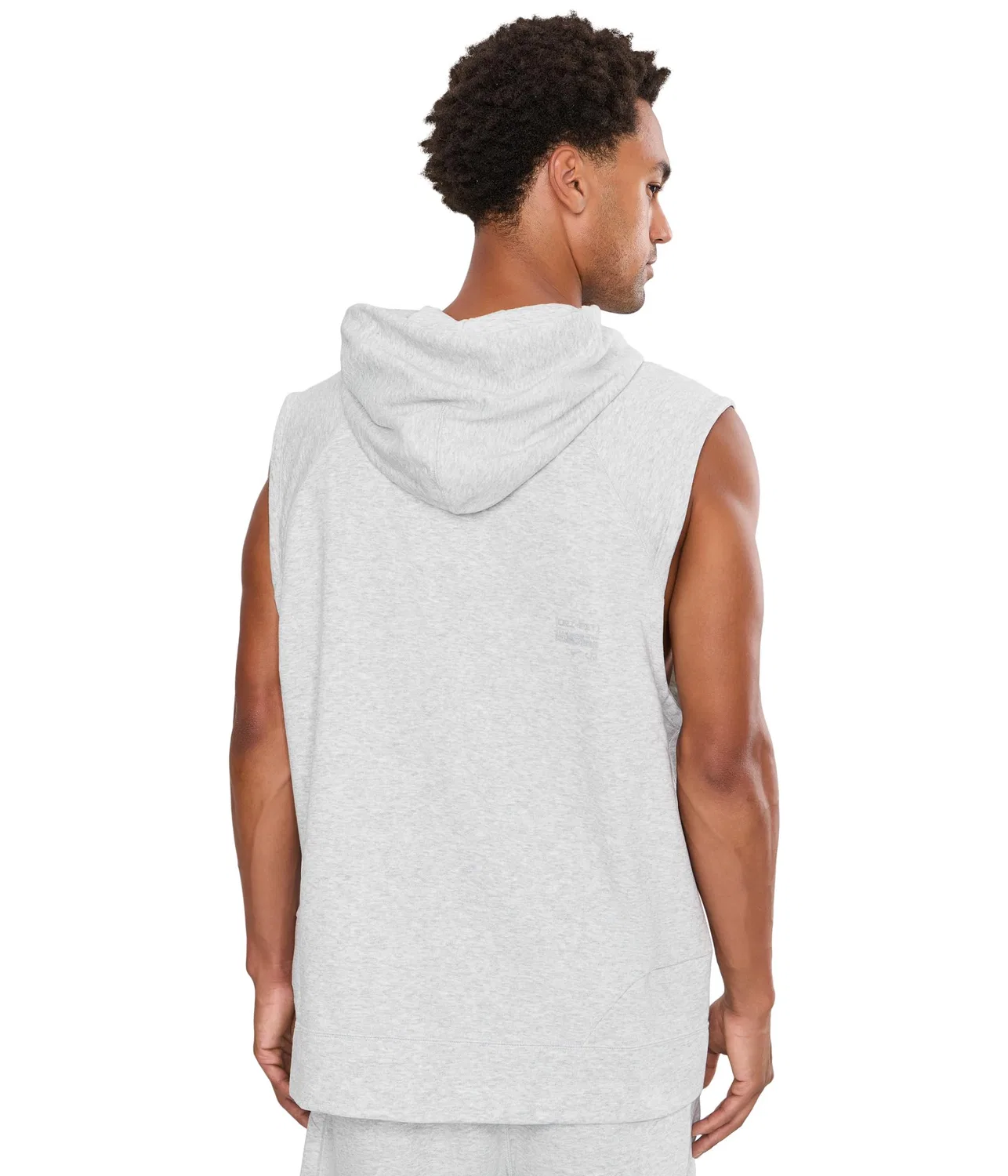 Худи без рукавов из флиса Dri-FIT NAC Nike, Light Smoke Grey/Heather/Clear — фото 4
