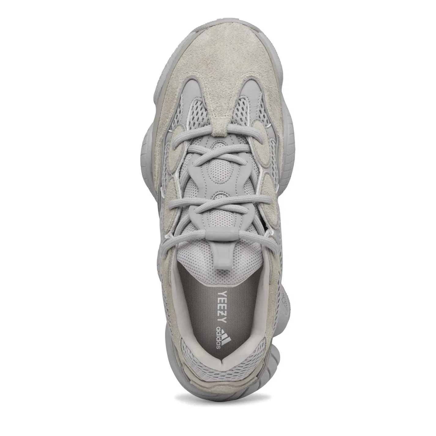 Детские кроссовки для мальчиков с амортизацией Yeezy 500 Super Moon Adidas, Stone Salt — фото 3