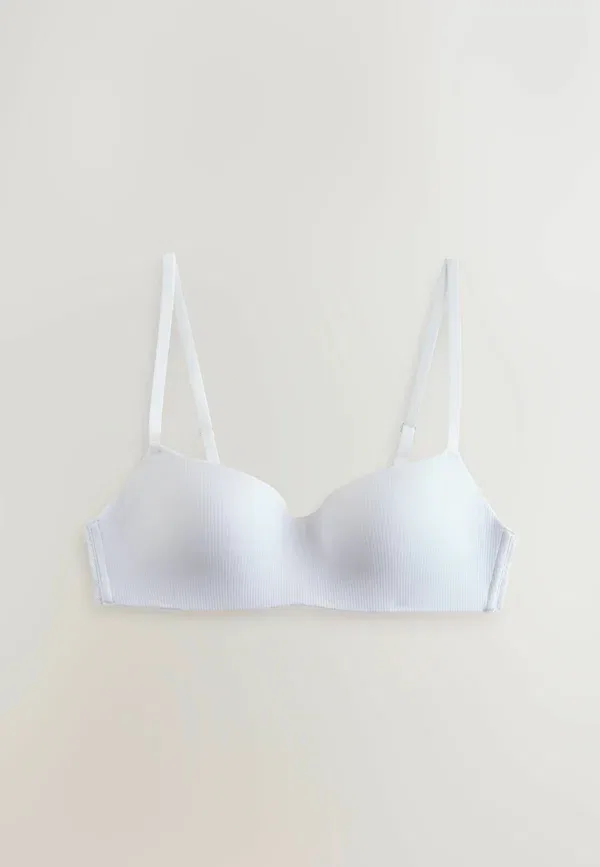 Комплект из 2 бюстгальтеров бесшовных Regular fit Next Green White, белый/зеленый — фото 4
