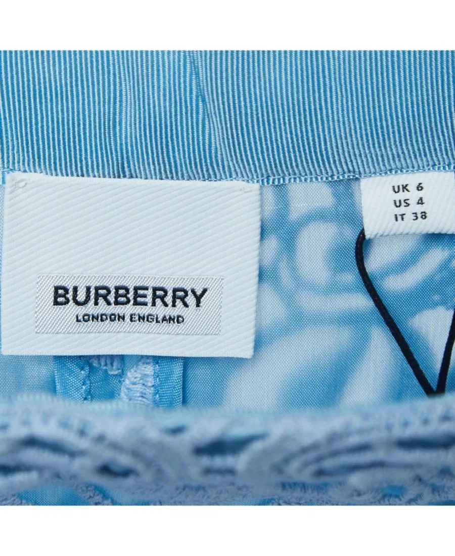 Женская юбка-карандаш с кружевом Burberry, Без Цвета — фото 4