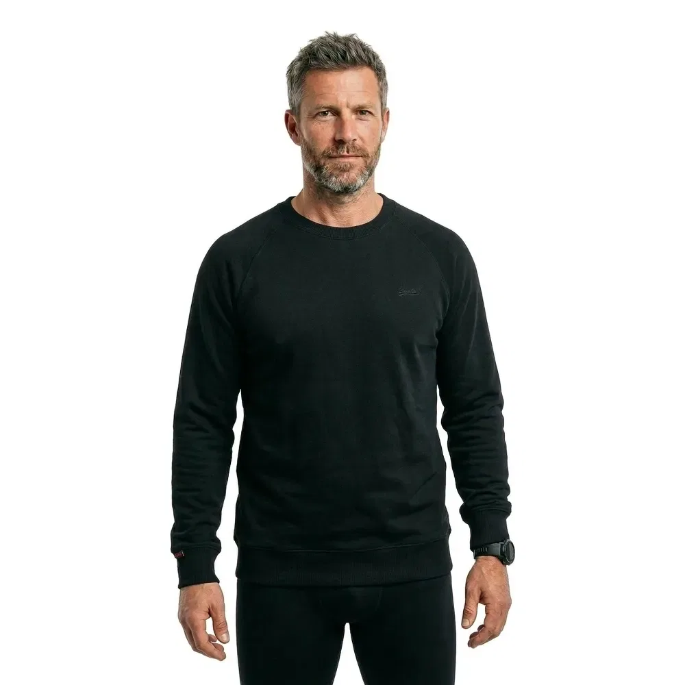 Свитшот Essential Logo Superdry, черный — фото 3