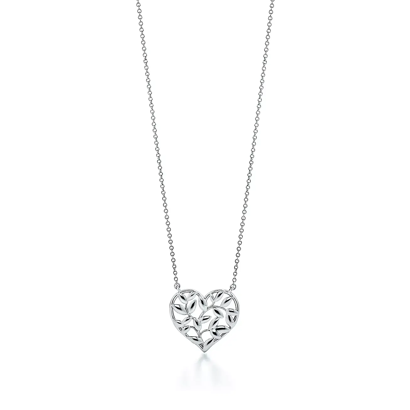 

Колье Tiffany & Co. x Paloma Picasso Olive Leaf Heart, серебро
