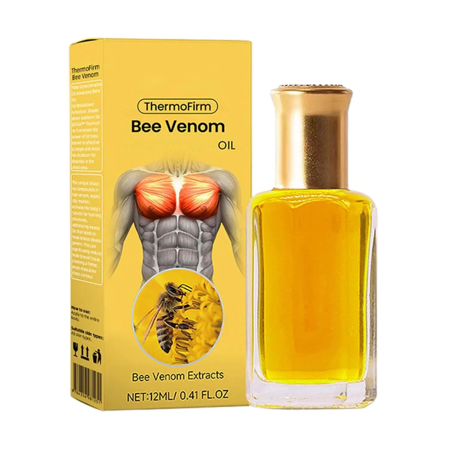 Масло Bee Venom Oil для груди, vokkrv, 12 мл