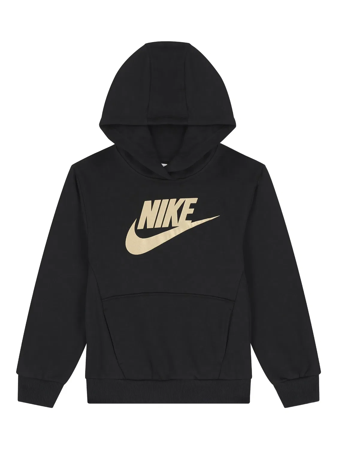 Свитшот с логотипом на капюшоне Nike, черный — фото 2