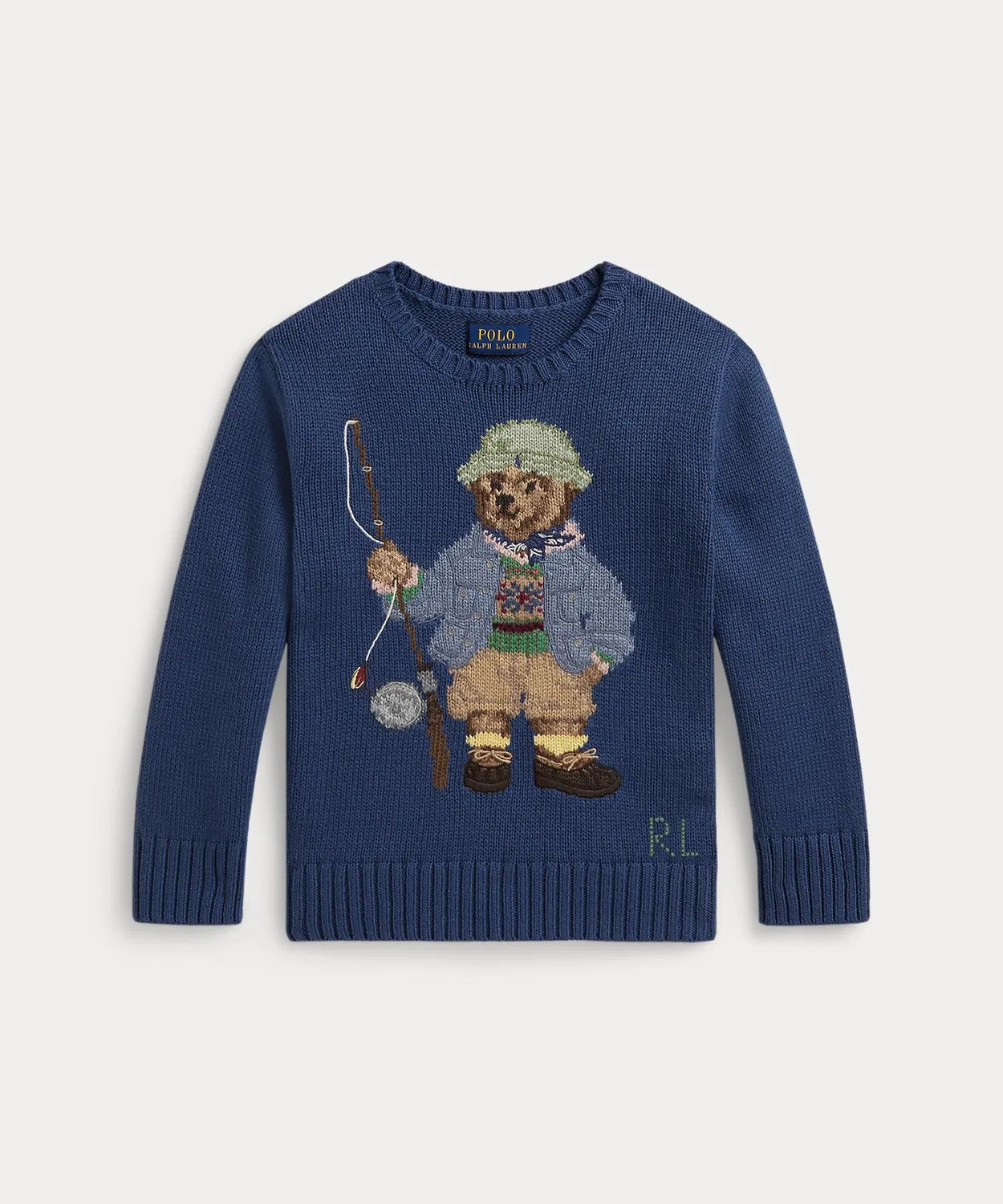 Детский свитер с длинным рукавомPolo Bear POLO RALPH LAUREN CHILDRENSWEAR, Navy