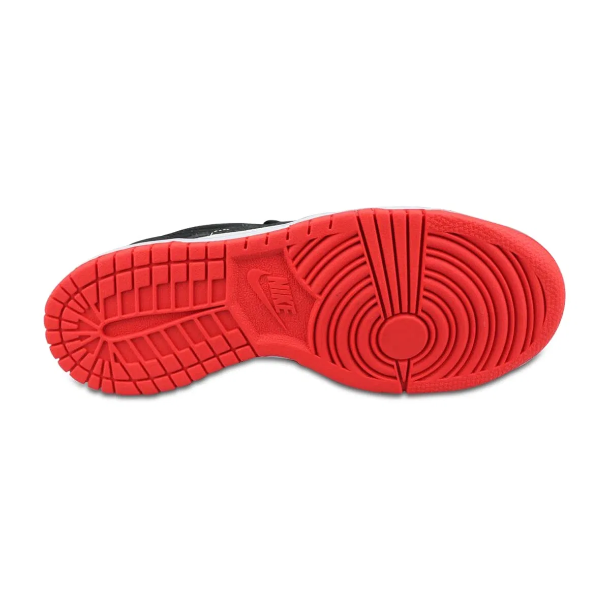 Детские кроссовки с принтом Dunk Low Gs NIKE, White Laser Fuchsia — фото 4