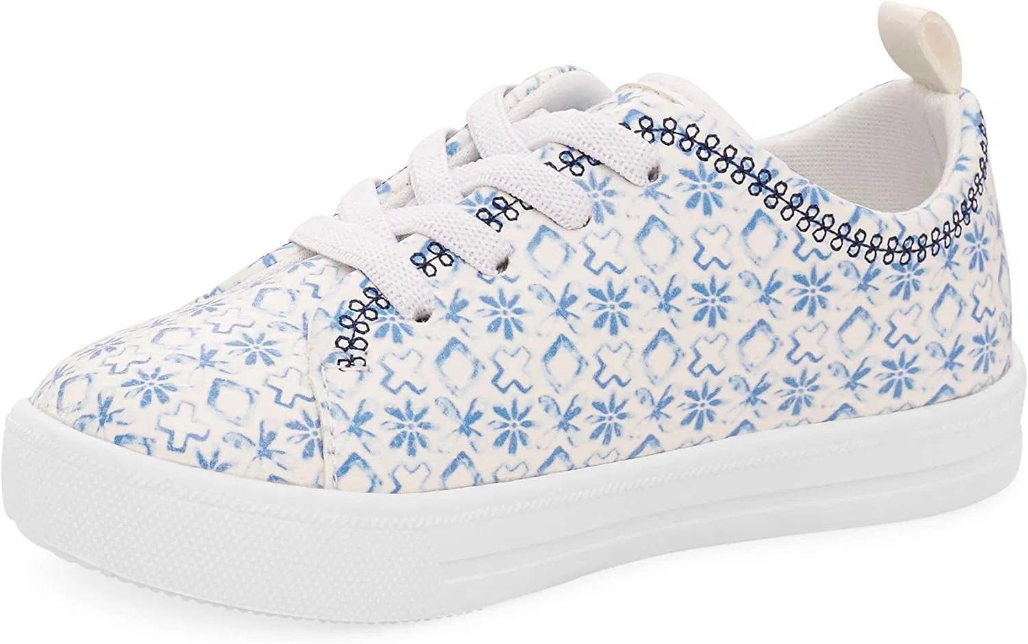 Детские кроссовки для девочек Lola OSHKOSH B'GOSH, White/Blue