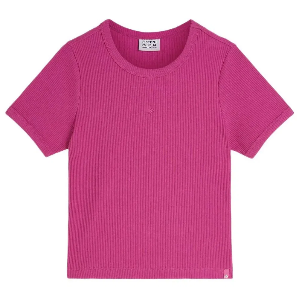 Футболка с коротким рукавом Seasonal Core 182084 Scotch & Soda, розовый