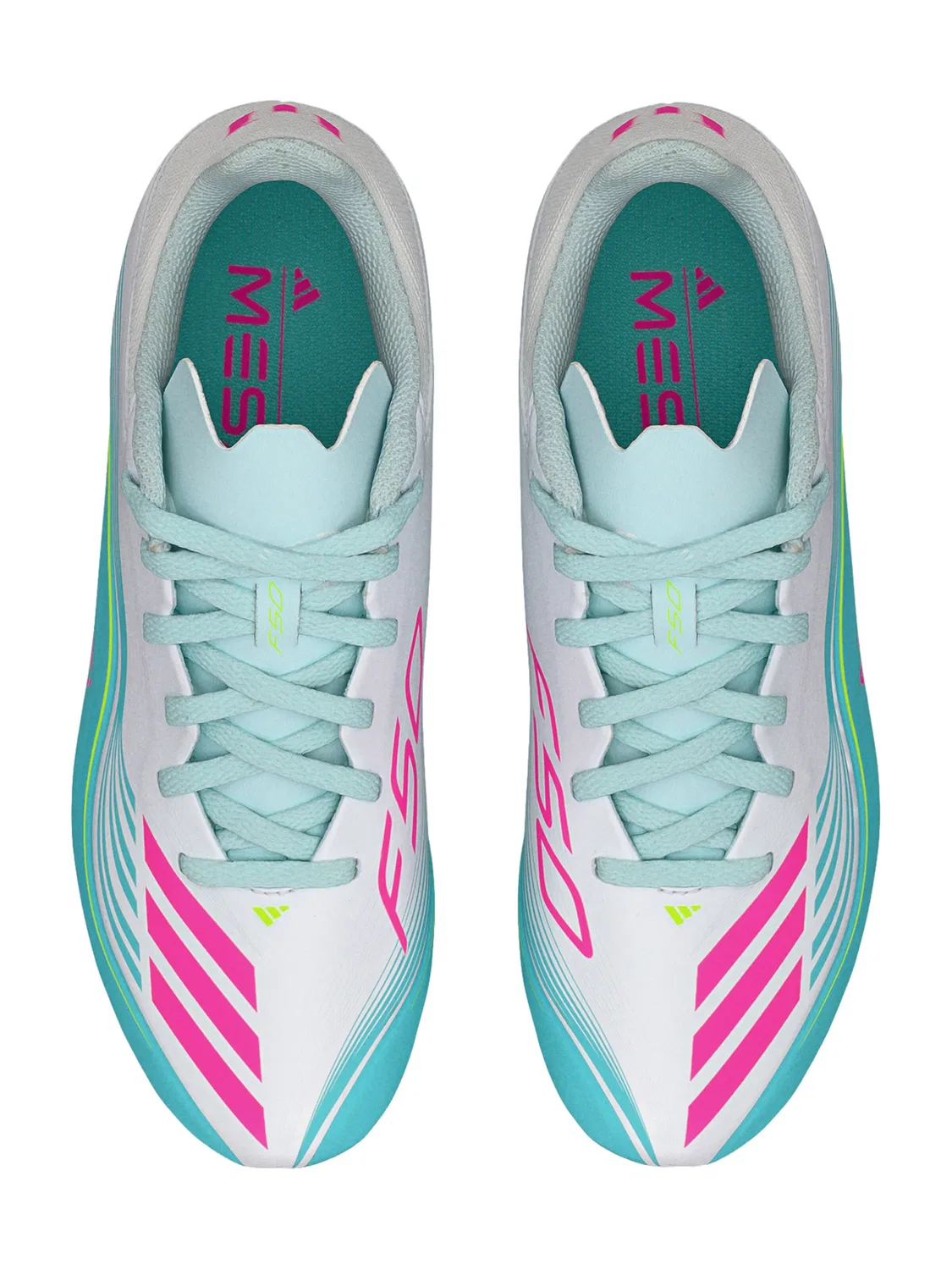 Спортивные кроссовки Adidas Performance F50 MESSI LEAGUE белого цвета — фото 3